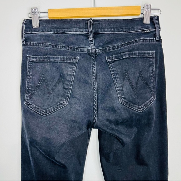 MOTHER the rascal ankle snippet Black Straight Leg Jeans with Classic Fit size27 - Picture 6 of 10